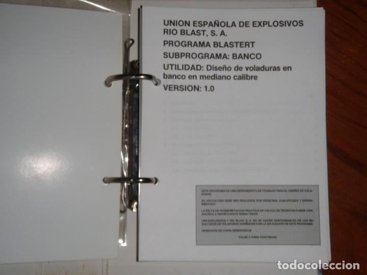 Libros de segunda mano: UNICO!!! BLASTERT PROGRAMAS DE VOLADURAS UNI&Oacute;N EXPLOSIVOS RIO BLAST - Foto 6