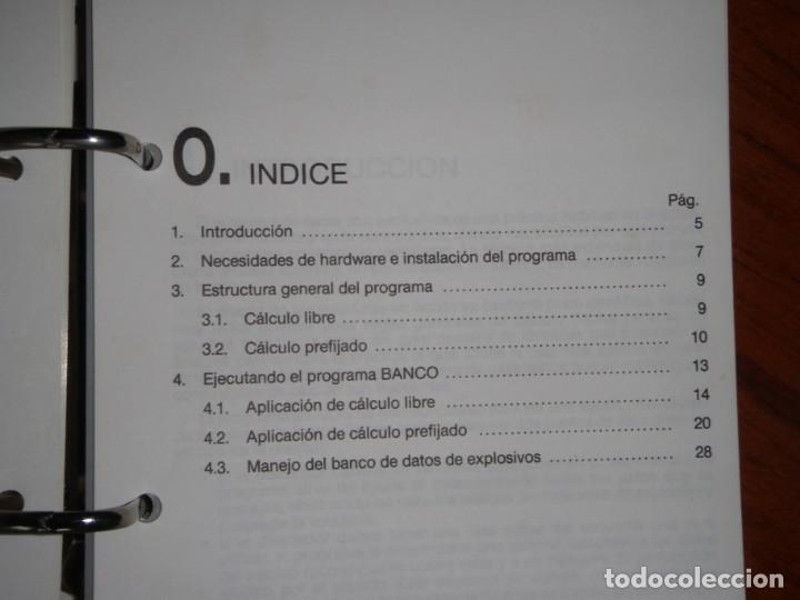 Libros de segunda mano: UNICO!!! BLASTERT PROGRAMAS DE VOLADURAS UNI&Oacute;N EXPLOSIVOS RIO BLAST - Foto 7