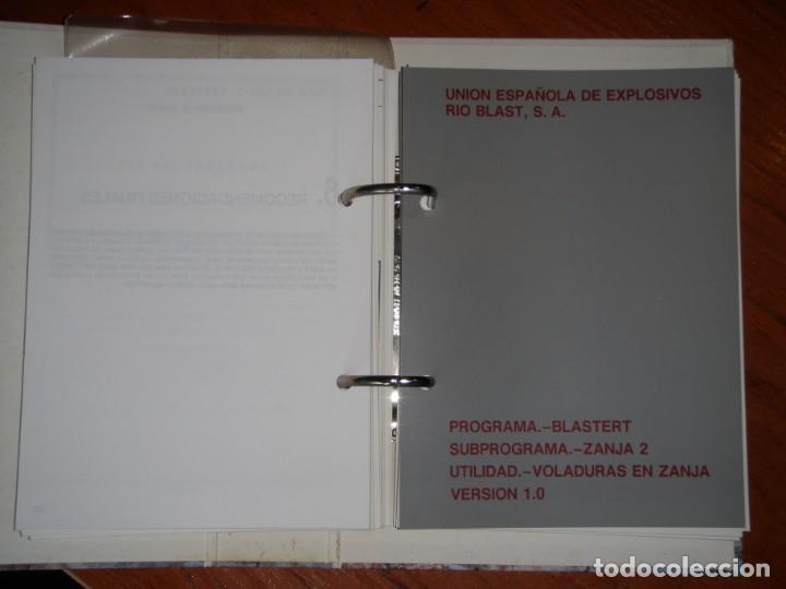 Libros de segunda mano: UNICO!!! BLASTERT PROGRAMAS DE VOLADURAS UNI&Oacute;N EXPLOSIVOS RIO BLAST - Foto 10