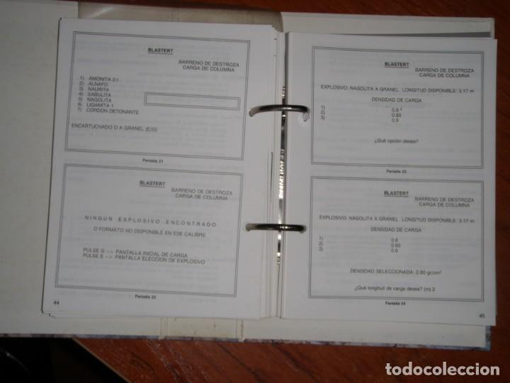 Libros de segunda mano: UNICO!!! BLASTERT PROGRAMAS DE VOLADURAS UNI&Oacute;N EXPLOSIVOS RIO BLAST - Foto 12