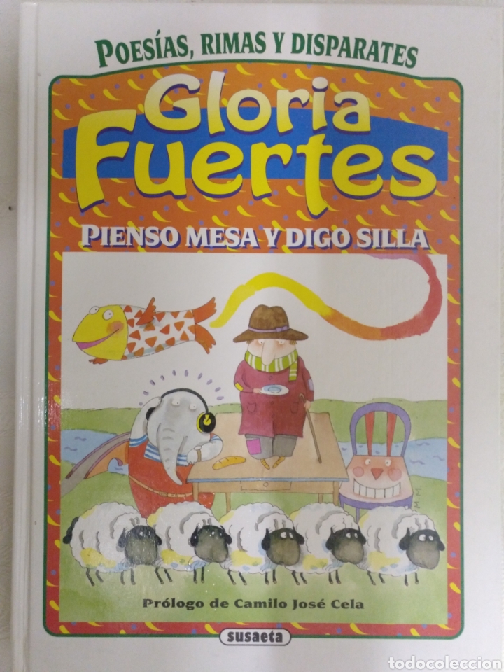 Libros de segunda mano: PIENSO MESA Y DIGO SILLA de GLORIA FUERTES - Foto 1