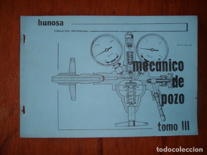 Libros de segunda mano: HUNOSA APUNTES MECANICO de POZO UNICO!!!