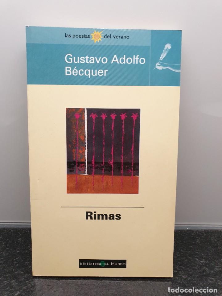 Libros de segunda mano: Rimas. Gustavo Adolfo B&eacute;cquer. Biblioteca el Mundo. - Foto 1