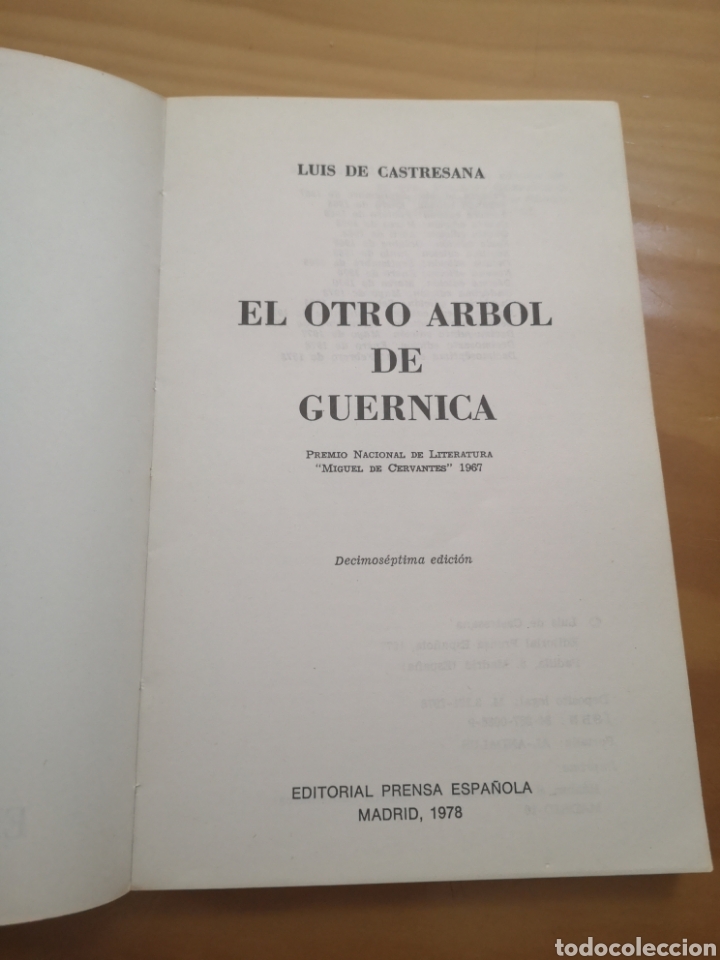 Libros de segunda mano: El otro &aacute;rbol de Guernica 1878 - Foto 3