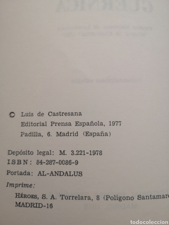 Libros de segunda mano: El otro &aacute;rbol de Guernica 1878 - Foto 4
