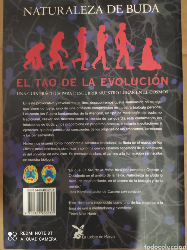 Libros de segunda mano: Naturaleza de Buda el de la evoluci&oacute;n wes nisker - Foto 2