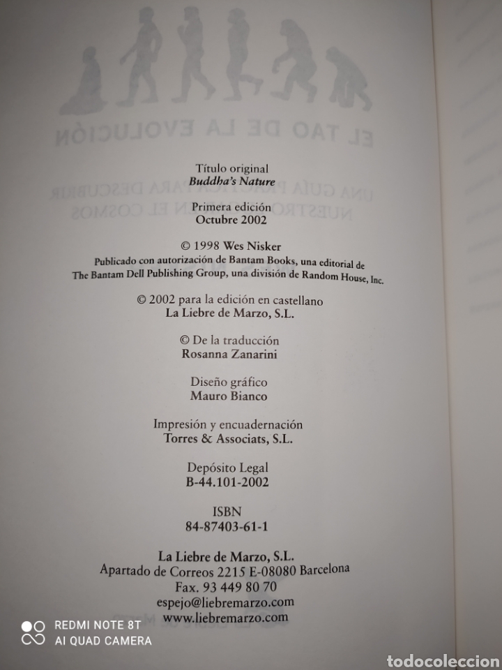Libros de segunda mano: Naturaleza de Buda el de la evoluci&oacute;n wes nisker - Foto 3