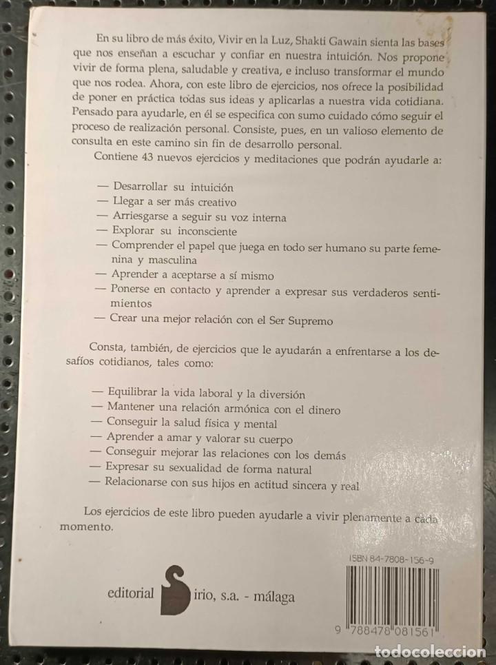Libros de segunda mano: Libro: Vivir de la Luz de Shakti Gawain, 1994 - Foto 3