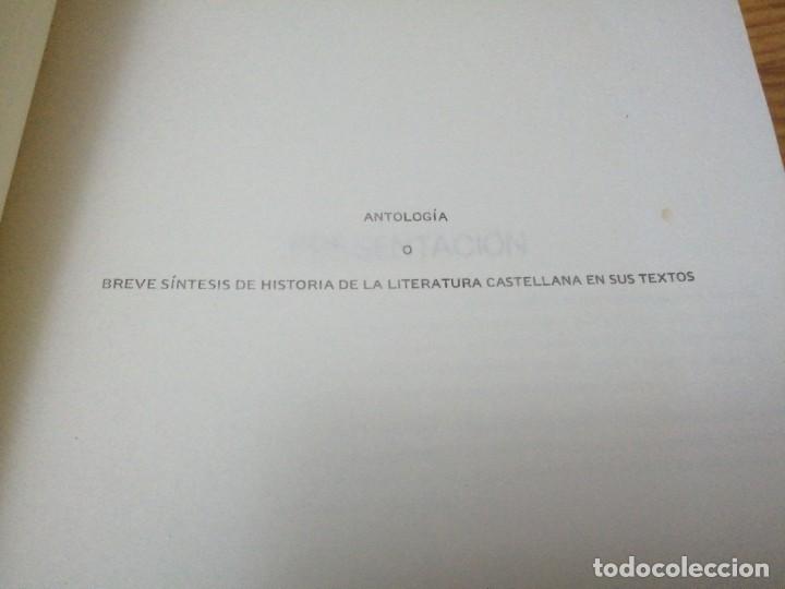 Libros de segunda mano: Libro BIBLIOTECA ECCA ANTOLOG&Iacute;A TEXTOS - Foto 2