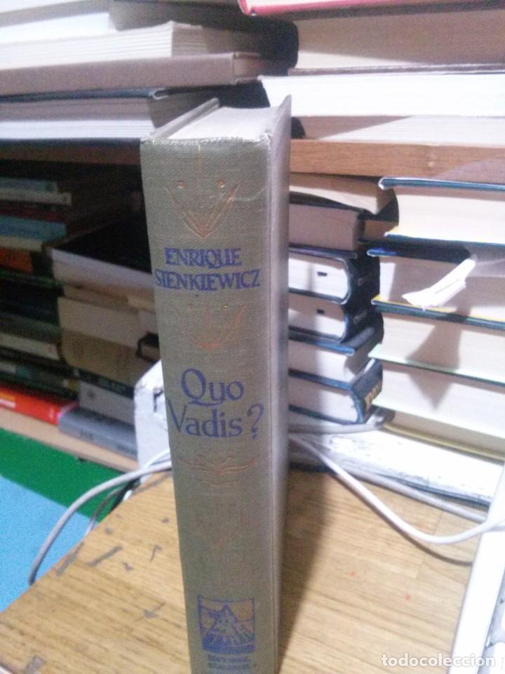 Libros de segunda mano: QUO VADIS?, ENRIQUE SIENKIEWICZ, ED. CUMBRE S.A. - Foto 1