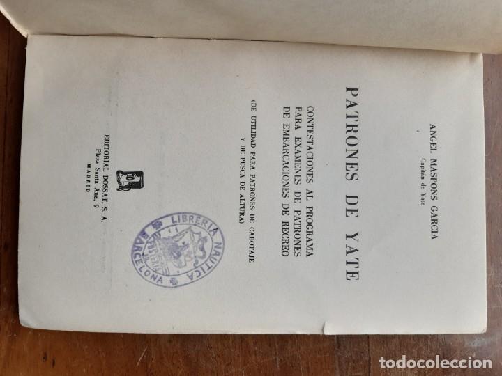Libros de segunda mano: Patrones de yate - Foto 7