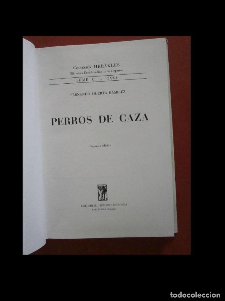 Libros de segunda mano: Perros de caza. Fernando Huertas Ramirez - Foto 2