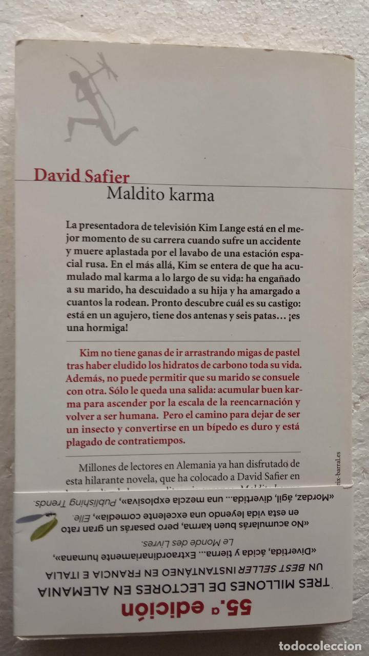 Libros de segunda mano: PLI - MALDITO KARMA - DAVID SAFIER - EDITORIAL PLANETA - COMO NUEVO - Foto 3