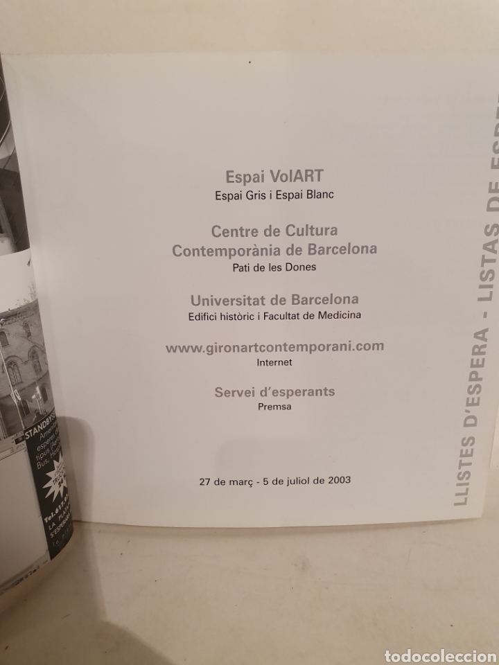 Libros de segunda mano: LISTA DE ESPERA, FUNDACIO VILA CASAS. 2003. - Foto 4