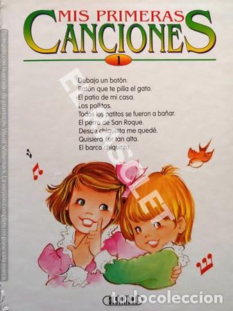 Libros de segunda mano: LIBRO CASSETTE - MIS PRIMERAS CANCIONES - VOLUMEN 1 - SIN CASSETTE - Foto 2