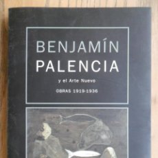 Libros de segunda mano: BENJAMÍN PALENCIA Y EL ARTE NUEVO. OBRAS 1919-1936. CATÁLOGO EXPOSICIÓN.. Lote 357019090