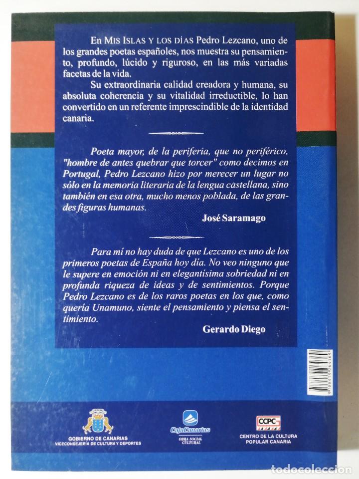 Libros de segunda mano: PEDRO LEZCANO. MIS ISLAS Y LOS D&Iacute;AS. 2003. - Foto 5