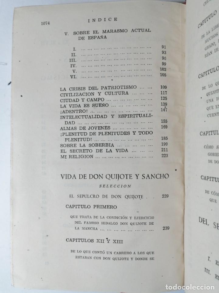 Libros de segunda mano: MIGUEL DE UNAMUNO. OBRAS SELECTAS. EDITORIAL PL&Eacute;YADE. 1946. - Foto 5
