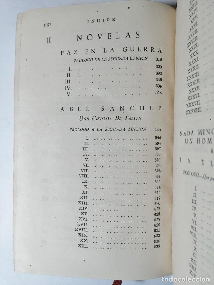 Libros de segunda mano: MIGUEL DE UNAMUNO. OBRAS SELECTAS. EDITORIAL PL&Eacute;YADE. 1946. - Foto 6