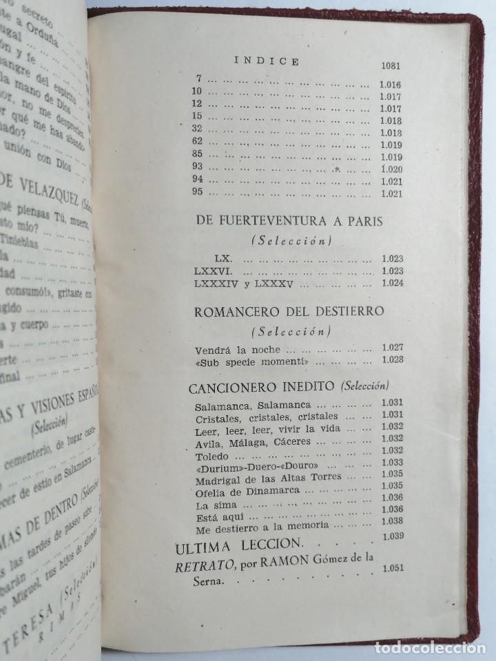 Libros de segunda mano: MIGUEL DE UNAMUNO. OBRAS SELECTAS. EDITORIAL PL&Eacute;YADE. 1946. - Foto 8