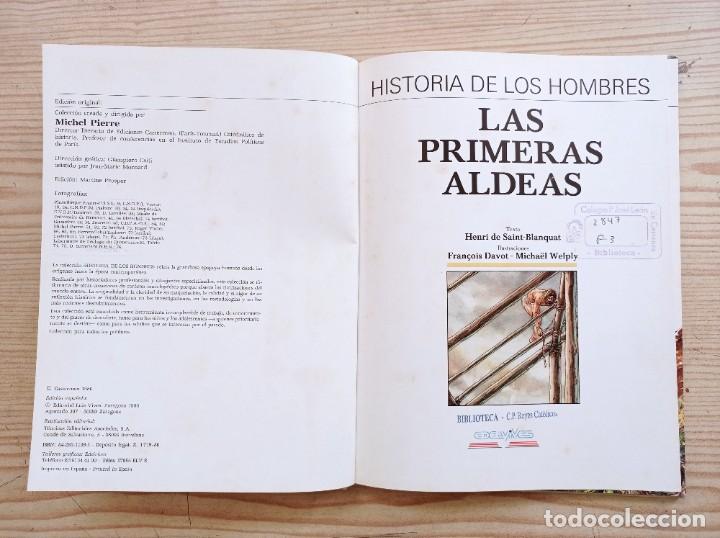 Libros de segunda mano: Historia De Los Hombres - Las Primeras Aldeas - Edelvives - Foto 3