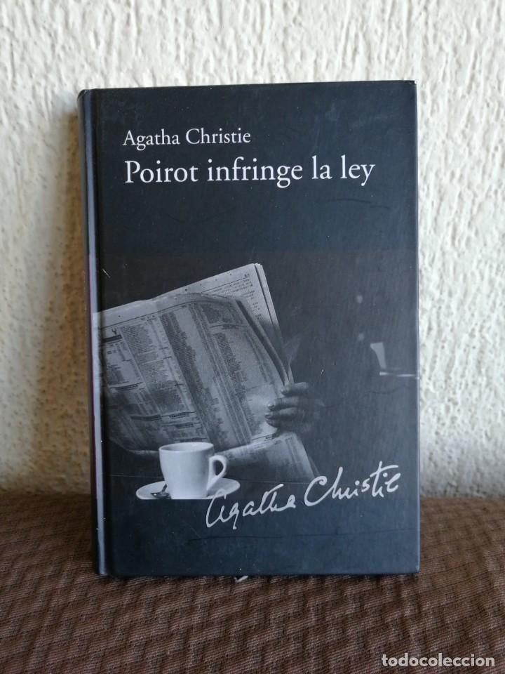 Libros de segunda mano: Poirot infringe la ley. Agatha Christie. Libro - Foto 1