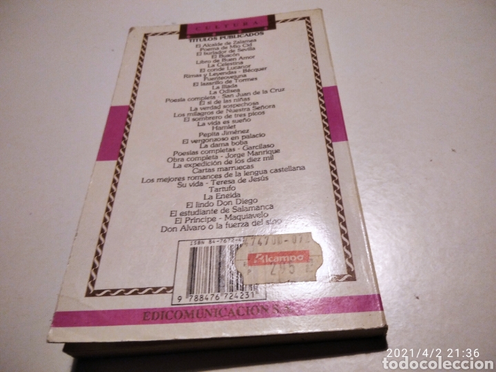 Libros de segunda mano: Calder&oacute;n de la Barca, el alcalde de Zalamea - Foto 6