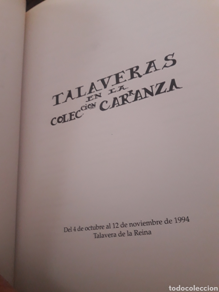 Libros de segunda mano: Talaveras en la Colecci&oacute;n Carranza - Foto 3