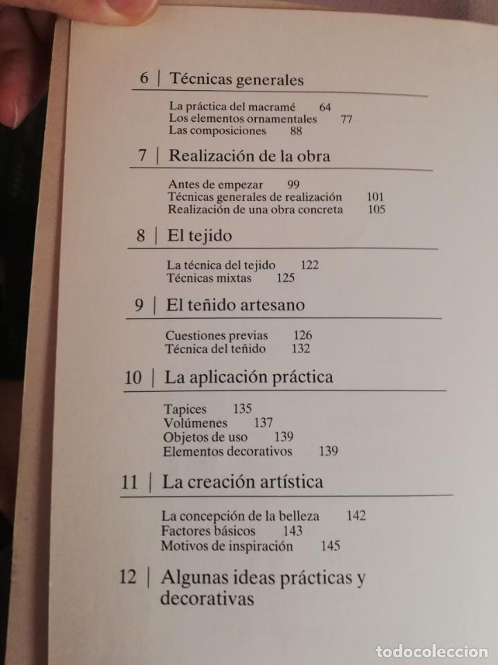 Libros de segunda mano: ARTE Y T&Eacute;CNICA DEL MACRAME - MARIONA GILI Y ALBERT VIDAL/ CEAC - Foto 3