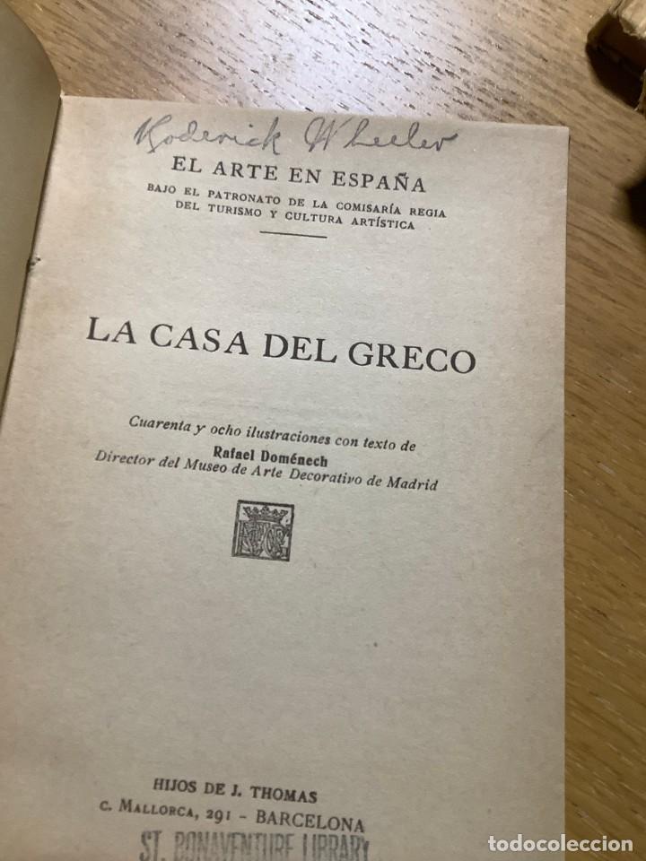 Libros de segunda mano: EL ARTE EN ESPA&Ntilde;A - EDICION THOMAS - LA CASA DEL GRECO - Foto 3