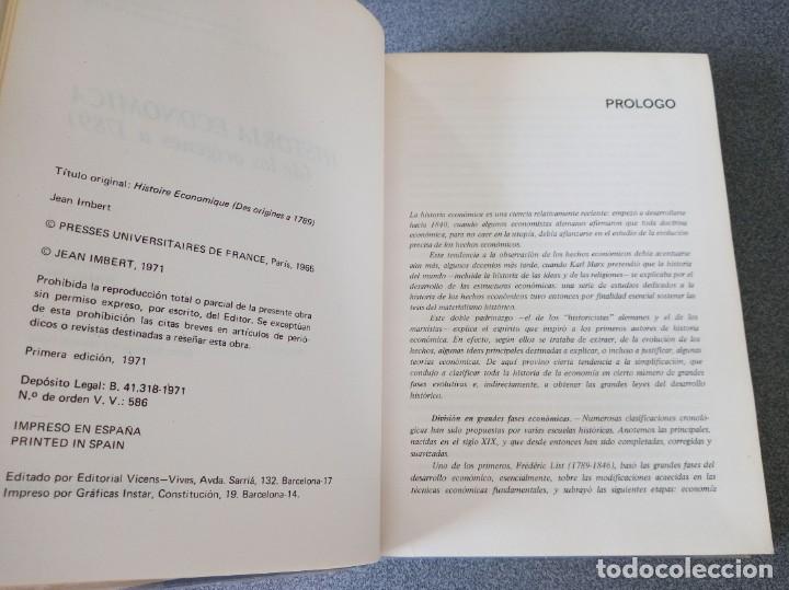 Libros de segunda mano: Historia Economica Jean Imbert - Foto 6