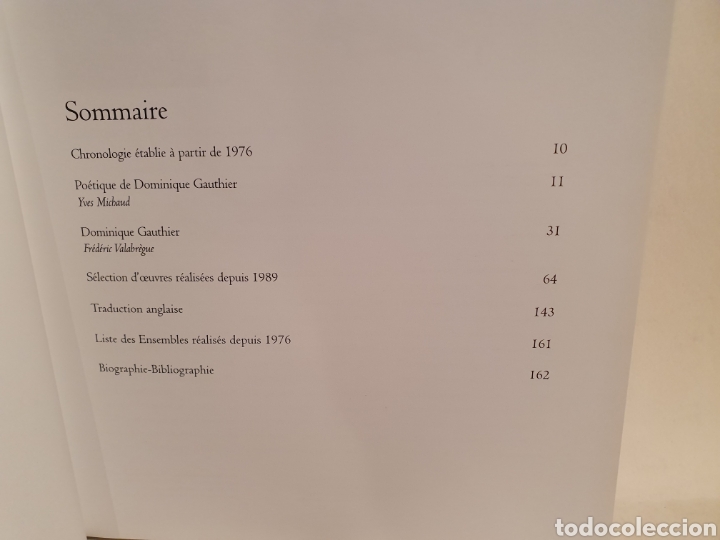 Libros de segunda mano: DOMINIQUE GAUTHIER. EDITIONS DU REGARD. PARIS 2001. - Foto 5