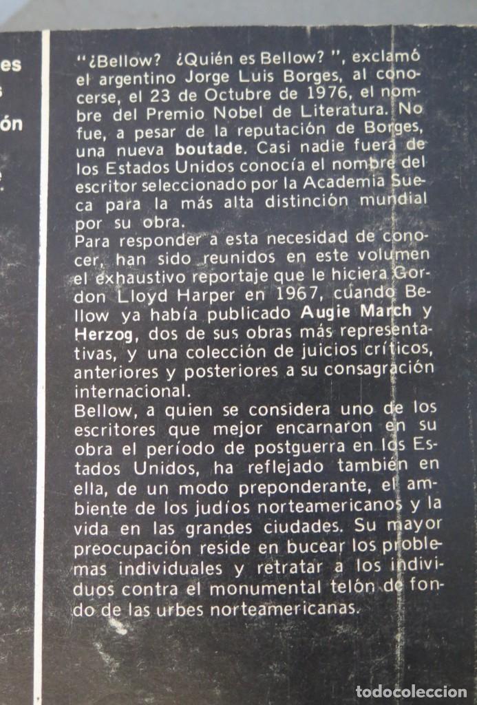 Libros de segunda mano: PARA CONOCER A BELLOW - Foto 2