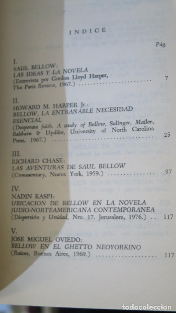 Libros de segunda mano: PARA CONOCER A BELLOW - Foto 3