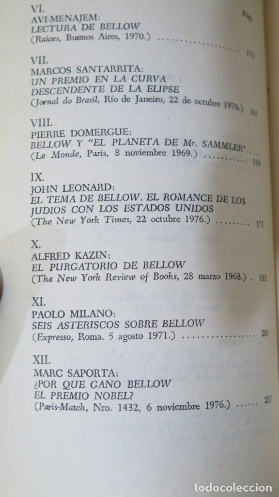 Libros de segunda mano: PARA CONOCER A BELLOW - Foto 4