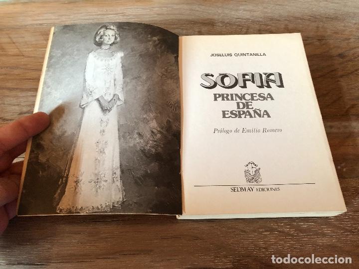 Libros de segunda mano: Sofia princesa de Espa&ntilde;a. Jose Luis Quintanilla. SEDMAY Ediciones. - Foto 4