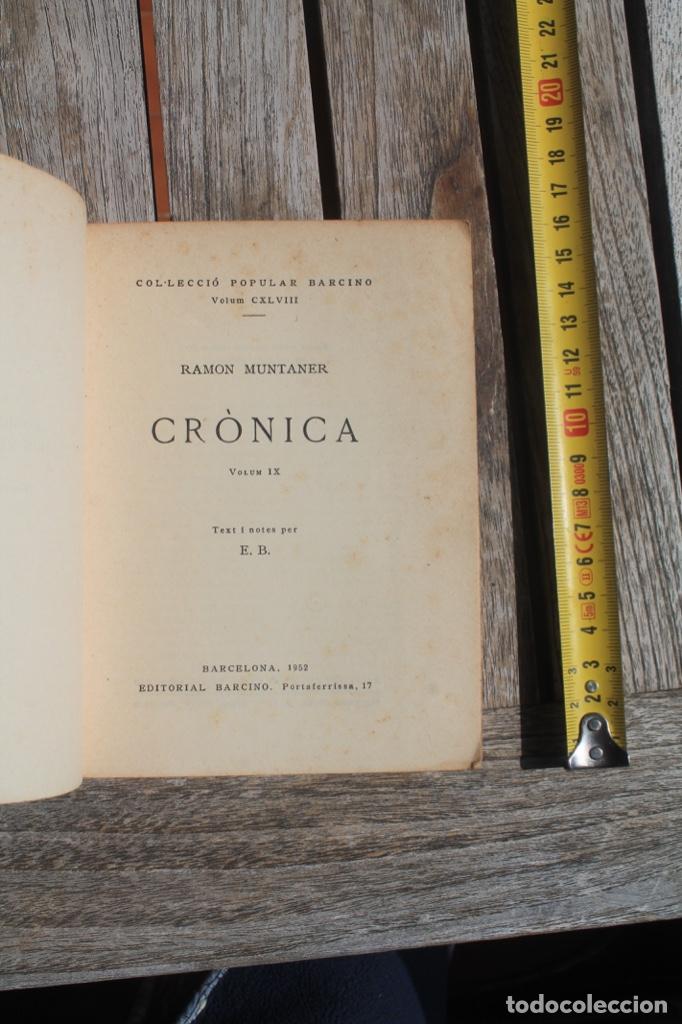 Libros de segunda mano: ram&oacute;n Muntaner cronica. barcino - Foto 4