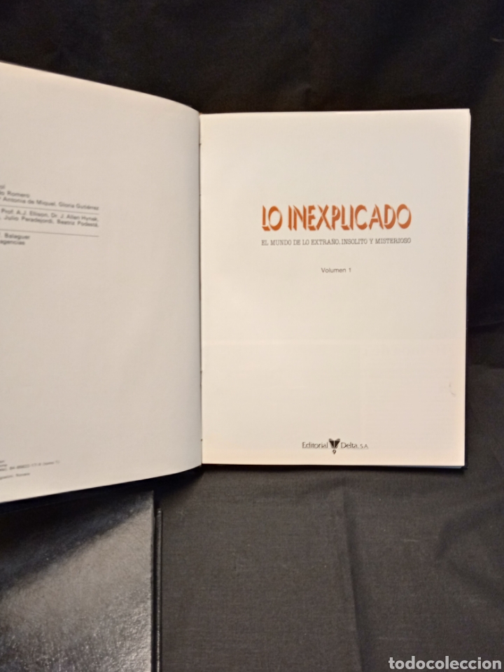 Libros de segunda mano: LO INEXPLICADO TOMOS 1 Y 2 - VVAA - ED. DELTA 1981 - Foto 2