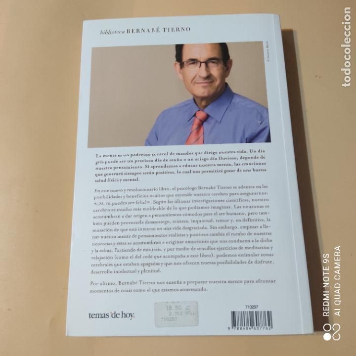 Libros de segunda mano: PODEROSA MENTE. BERNABE TIERNO. TEMAS DE HOY. 2009. PAGS. 319. - Foto 5