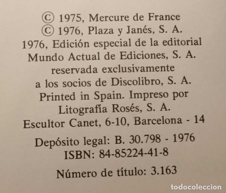 Libros de segunda mano: Libro: La Vida Ante S&iacute; de &Eacute;mile Ajar, 1976 (Holocausto) - Foto 3