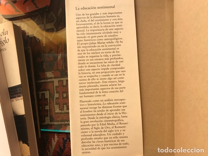 Libros de segunda mano: La educaci&oacute;n sentimental. Juli&aacute;n Mar&iacute;as - Foto 3