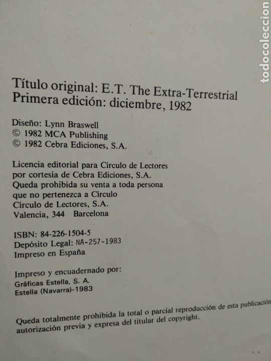 Libros de segunda mano: E.T. el extraterrestre. Libro de la pel&iacute;cula - Foto 4
