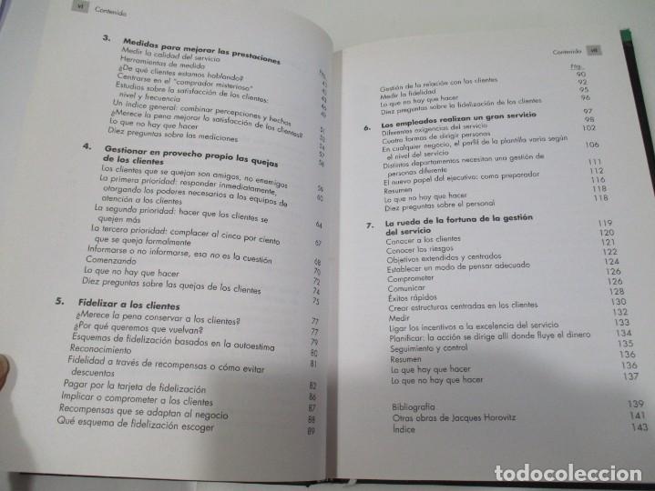 Libros de segunda mano: JACQUES HOROVITZ Los siete secretos del servicio al cliente W6379 - Foto 4