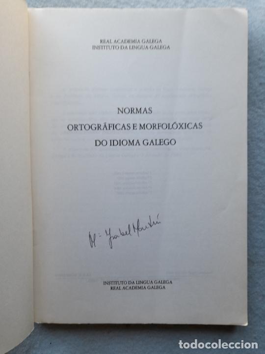 Libros de segunda mano: Normas ortogr&aacute;ficas e morfol&oacute;xicas do idioma galego - Foto 2