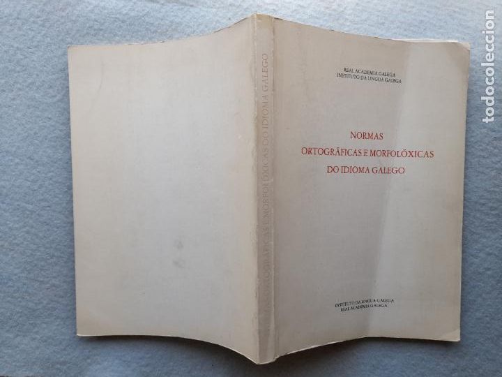 Libros de segunda mano: Normas ortogr&aacute;ficas e morfol&oacute;xicas do idioma galego - Foto 8