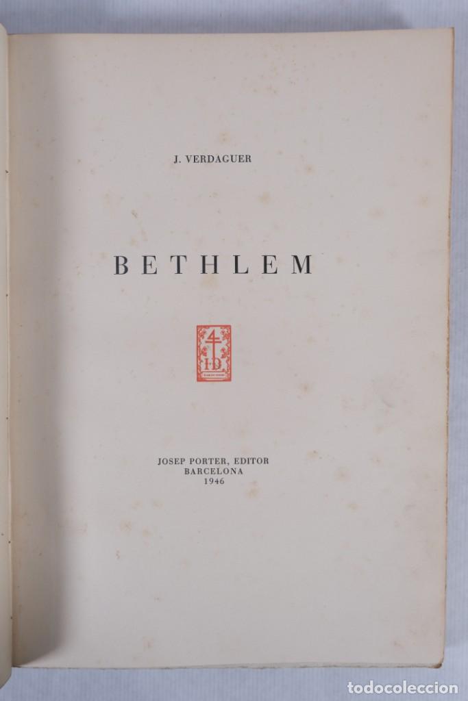 Libros de segunda mano: Bethlem-Joaquin Berdaguer-Ed.Josep Porter 1946-Ejemplar 65 de 125 - Foto 1