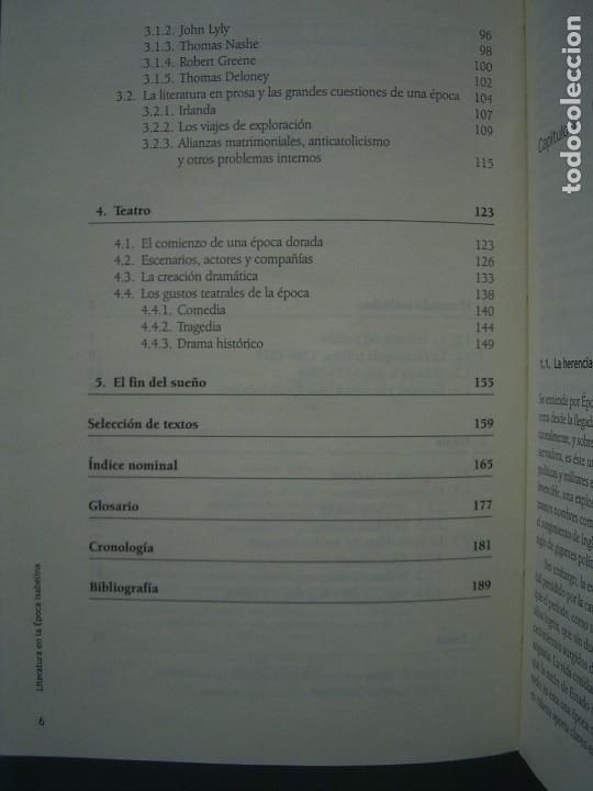 Libros de segunda mano: LITERATURA EN LA EPOCA ISABELINA - Juan E. Taz&oacute;n - Foto 3