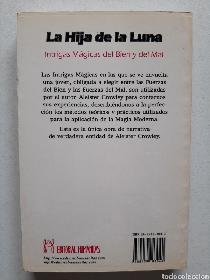 Libros de segunda mano: LA HIJA DE LA LUNA - Aleister Crowley - Foto 2