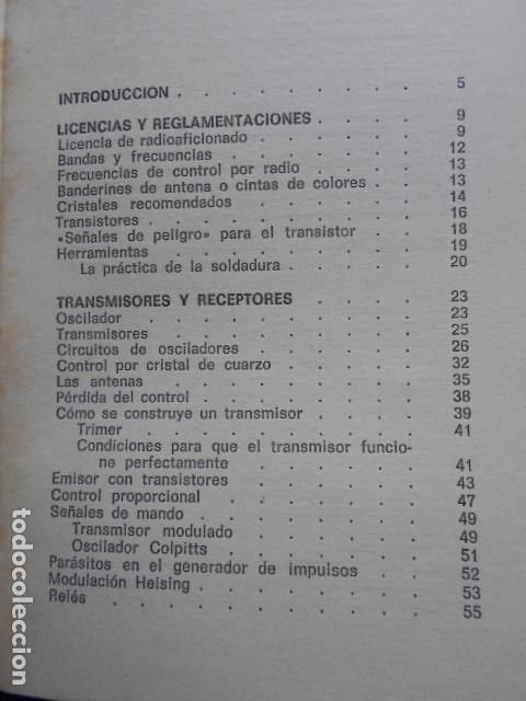 Libros de segunda mano: COMO CONSTRUIR OBJETOS TELEDIRIGIDOS - Foto 5