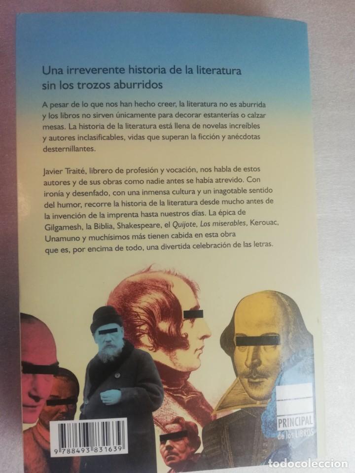 Libros de segunda mano: HISTORIA TORCIDA DE LA LITERATURA - JAVIER TRAIT&Eacute; - Foto 2